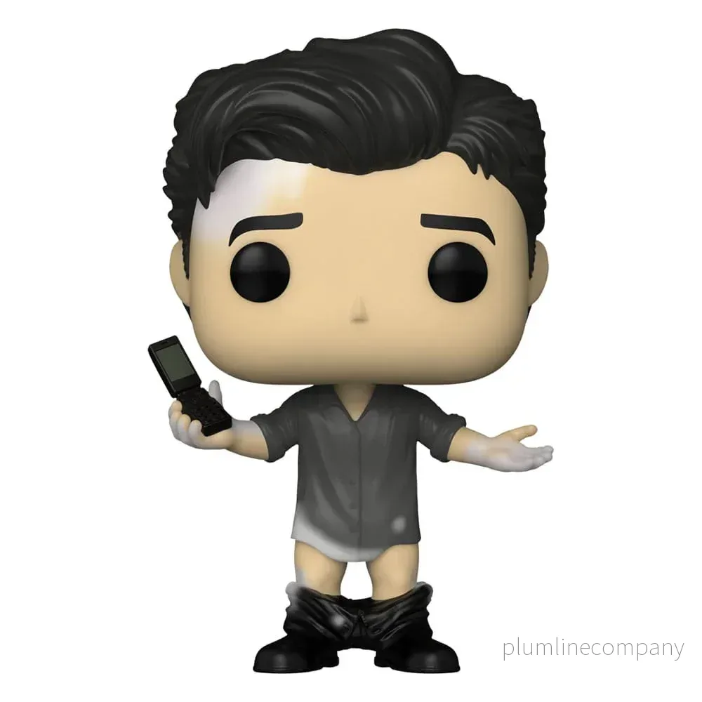 Friends POP! TV Vinyl Figur Ross med Läderbyxor 9 cm - Bild 2