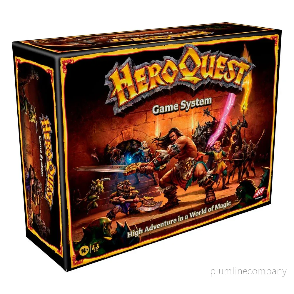 HeroQuest Brädspel Spelsystem engelska