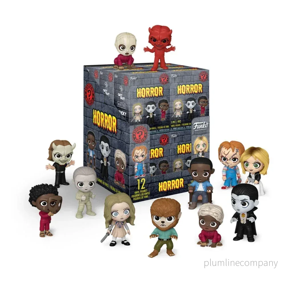 NBCU Mini Figures Horror 5 cm Display (12 st) NBCU Mini Figures Horror 5 cm Display (12 st)