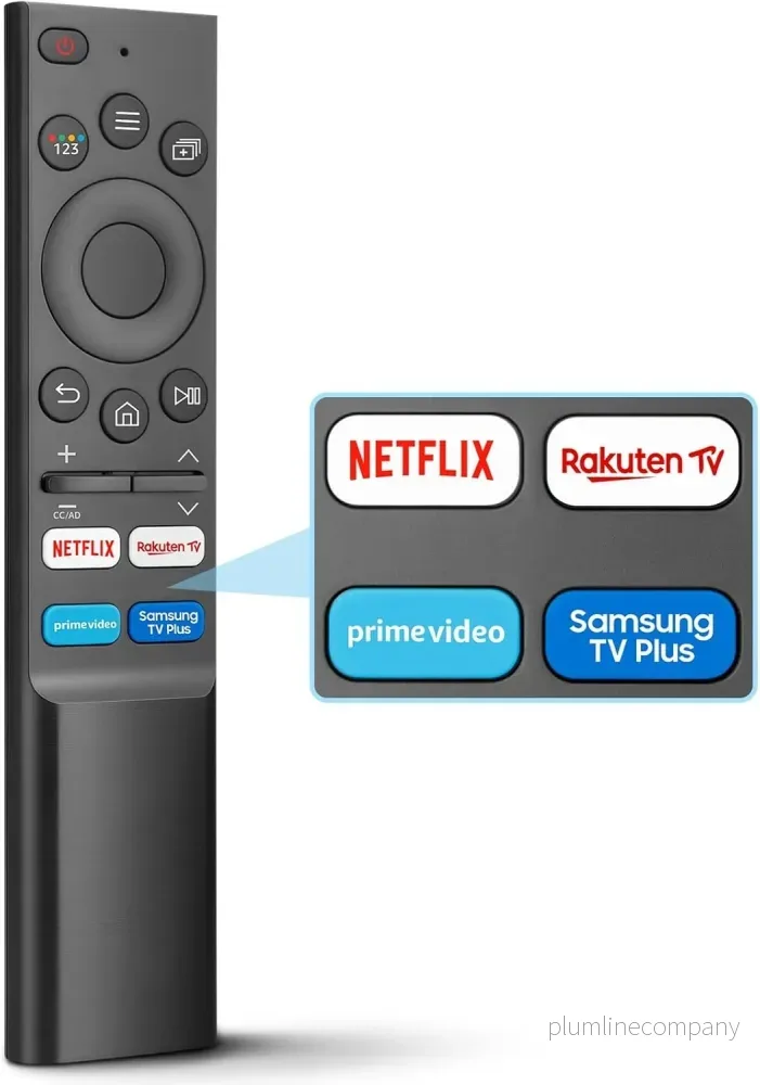Universell Smart TV-fjärrkontroll för Samsung, kompatibel med originalmodeller från Samsung