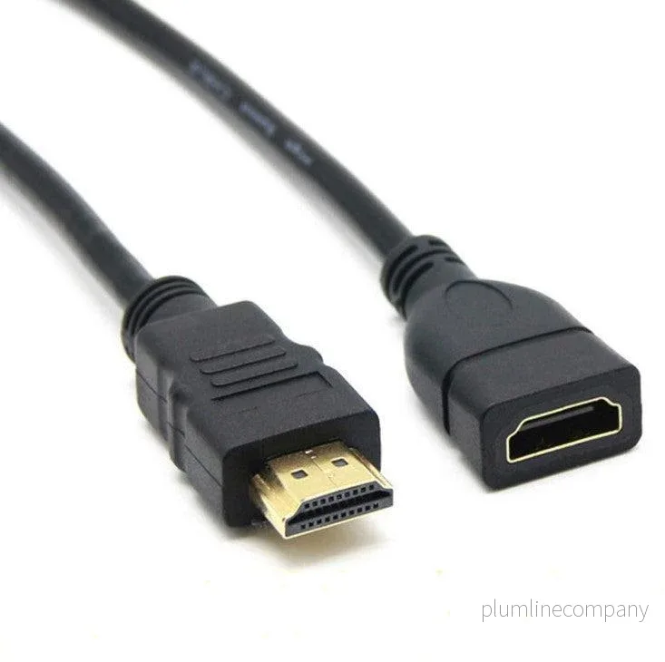 NÖRDIC HDMI förlängningskabel 2m hane till hona svart 4K 30Hz 10,2 Gbps HDMI 1.4 HDMI High Speed With Ethernet NÖRDIC HDMI förlängningskabel 2m hane till hona svart 4K 30Hz 10,2 Gbps HDMI 1.4 HDMI High Speed With Ethernet