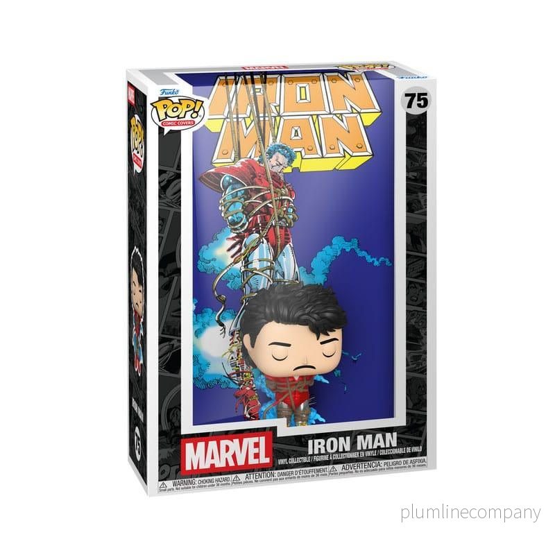 Marvel POP! Comic Cover Figur IronMan'68 9 cm - Bild 3