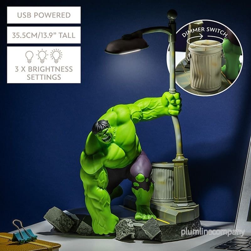 Marvel Diorama-lampa Hulk – Officiell samlarbelysning från Paladone - Bild 2