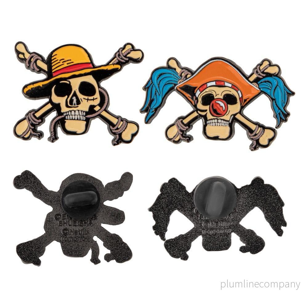 One Piece Pins 2-Pack – Luffy & Buggy