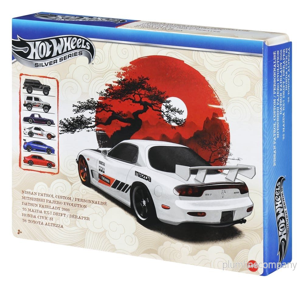 Hot Wheels Silver Series 6-Pack Die-Cast-fordon 1/64 Gator i Japan - Bild 3