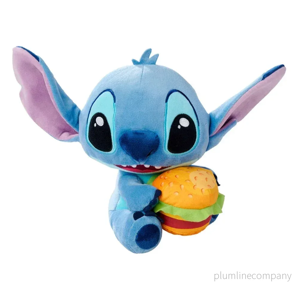 Lilo & Stitch Gosedjur Stitch med Burger 25 cm - Bild 2