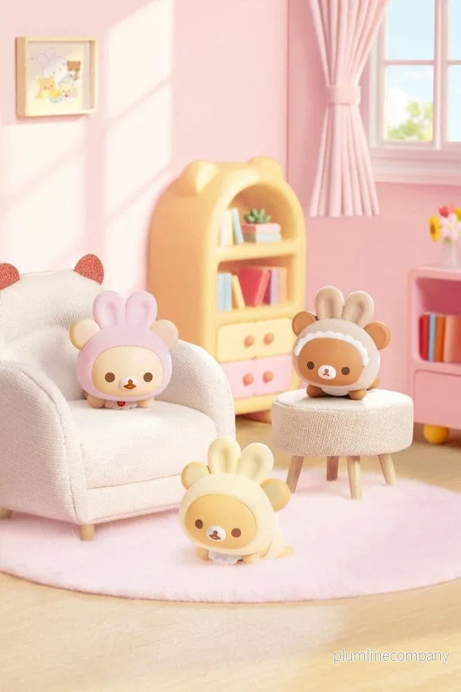 Rilakkuma Nuonuo Baby Series blind box minifigurer Cubby Face display (4) - Bild 3