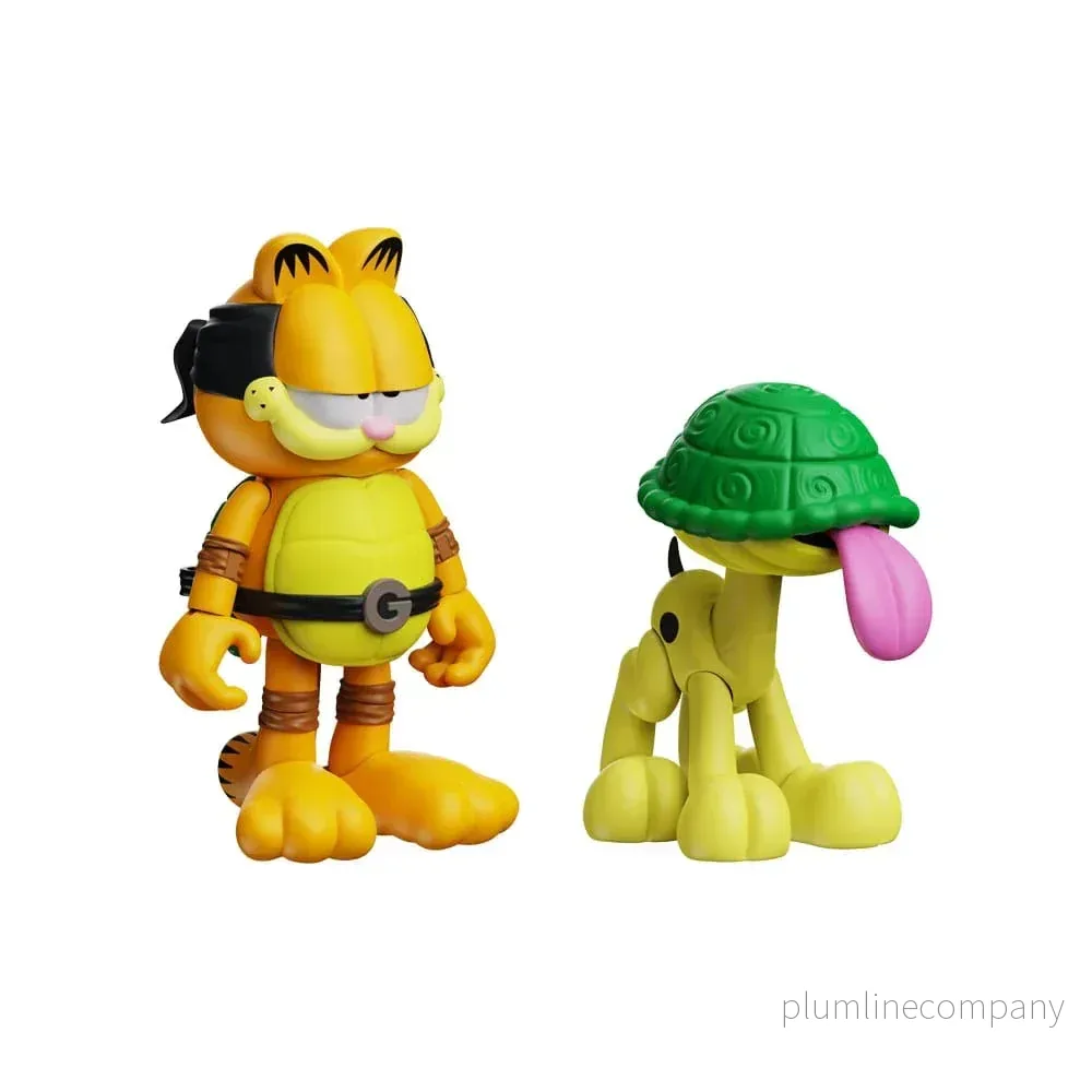 Garfield Action Figur 2 Pack: Garfello och Sidekick Odie Garfield Action Figur 2 Pack: Garfello och Sidekick Odie