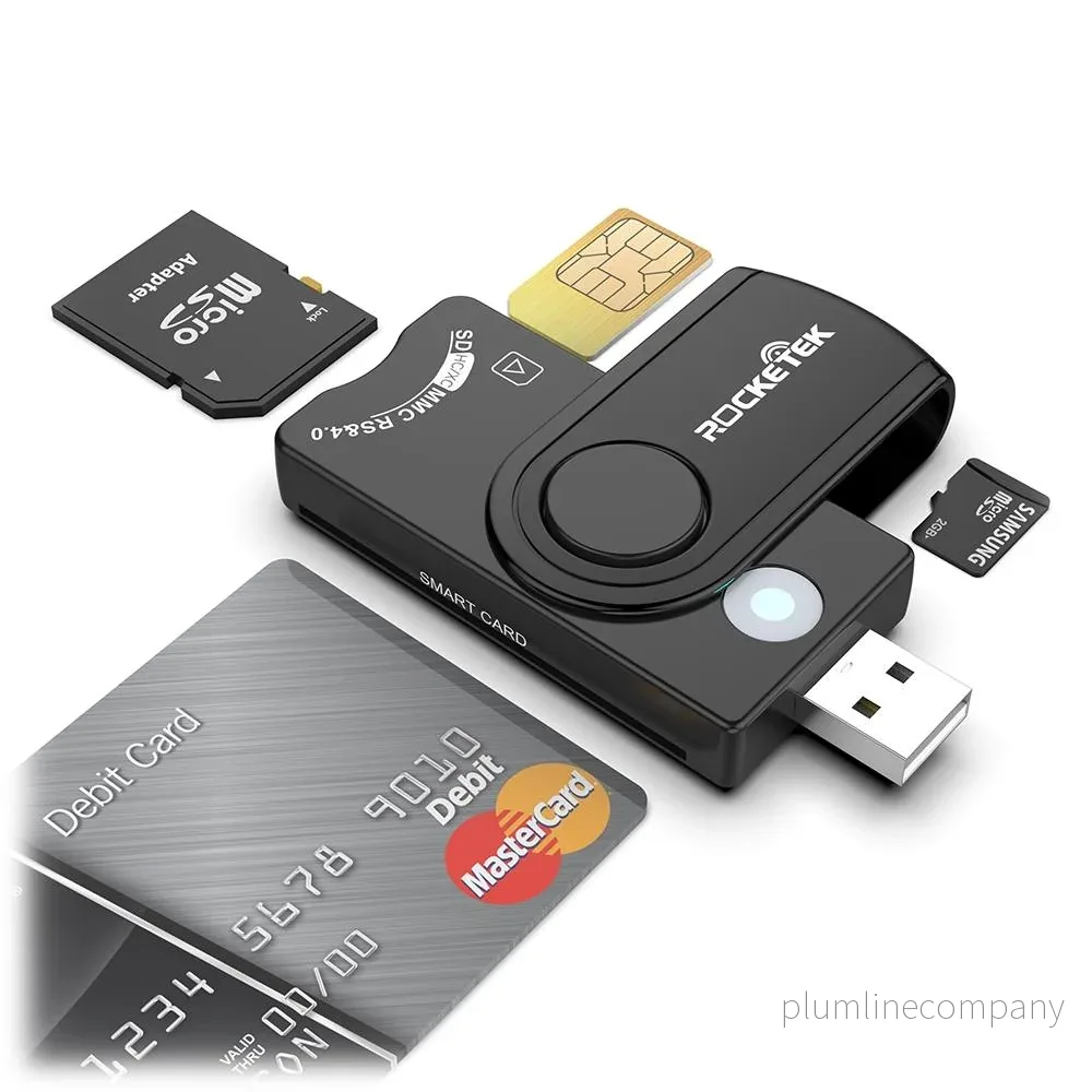 NÖRDIC 4 i 1 kortläsare Smart Card SIM Card SD och TF/MicroSD USB-A UHS-I NÖRDIC 4 i 1 kortläsare Smart Card SIM Card SD och TF/MicroSD USB-A UHS-I