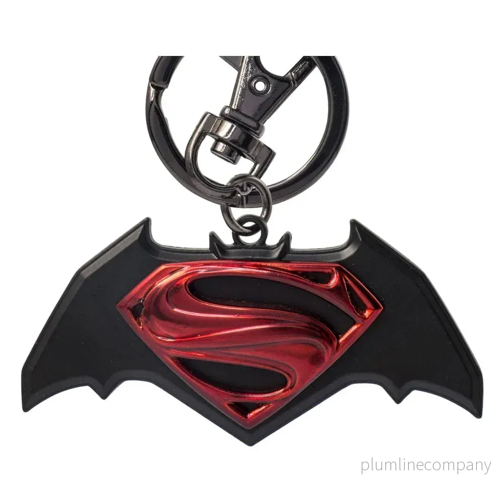 DC Comics Pewter-Nyckelring Batman vs. Superman Logo DC Comics Pewter-Nyckelring Batman vs. Superman Logo
