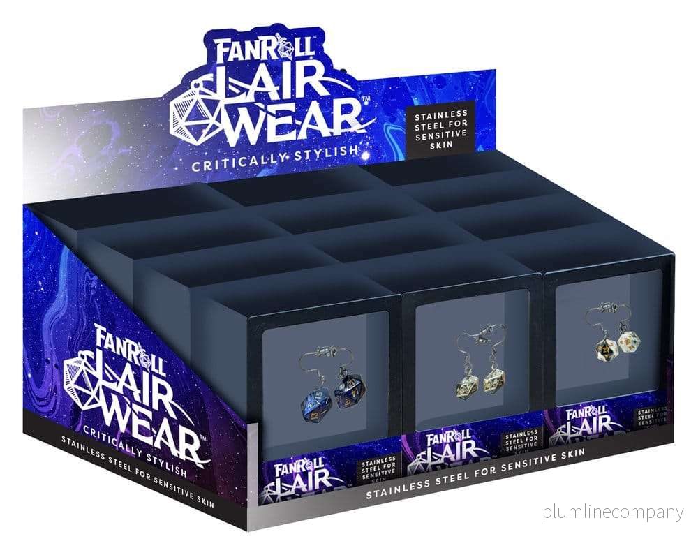 Lair Wear Dice örhängen, blandat sortiment (12 st) Lair Wear Dice örhängen, blandat sortiment (12 st)