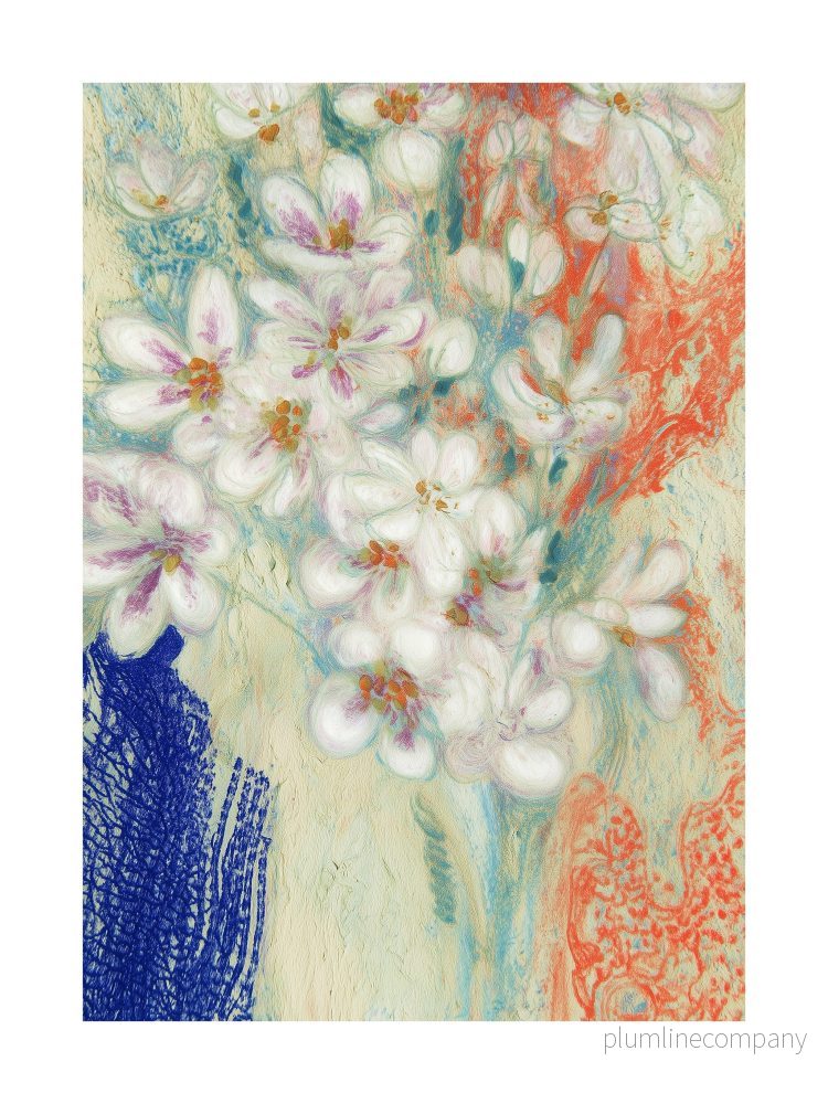 White Blossom Elegance Poster White Blossom Elegance Poster