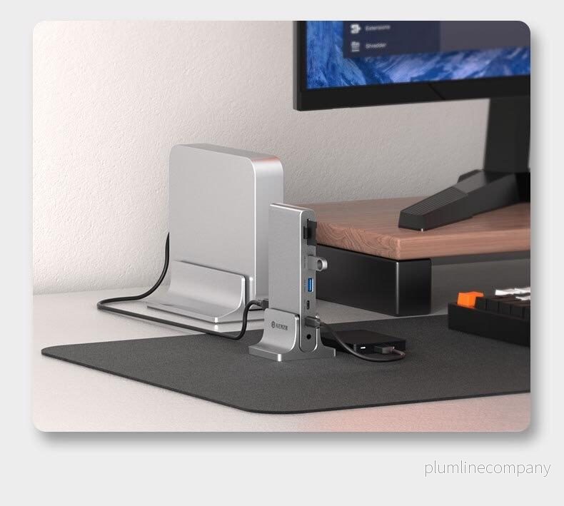 NÖRDIC USB-C 1 till 12 Dockning station 1xDP 8K30Hz 1xHDMI 8K30Hz 1xRJ45 GigaLan 1xUSB-C PD100W 3xUSB 10G 1xUSB 5G 1xSD 1XMicroSD 1x3.5mm AUX - Bild 3
