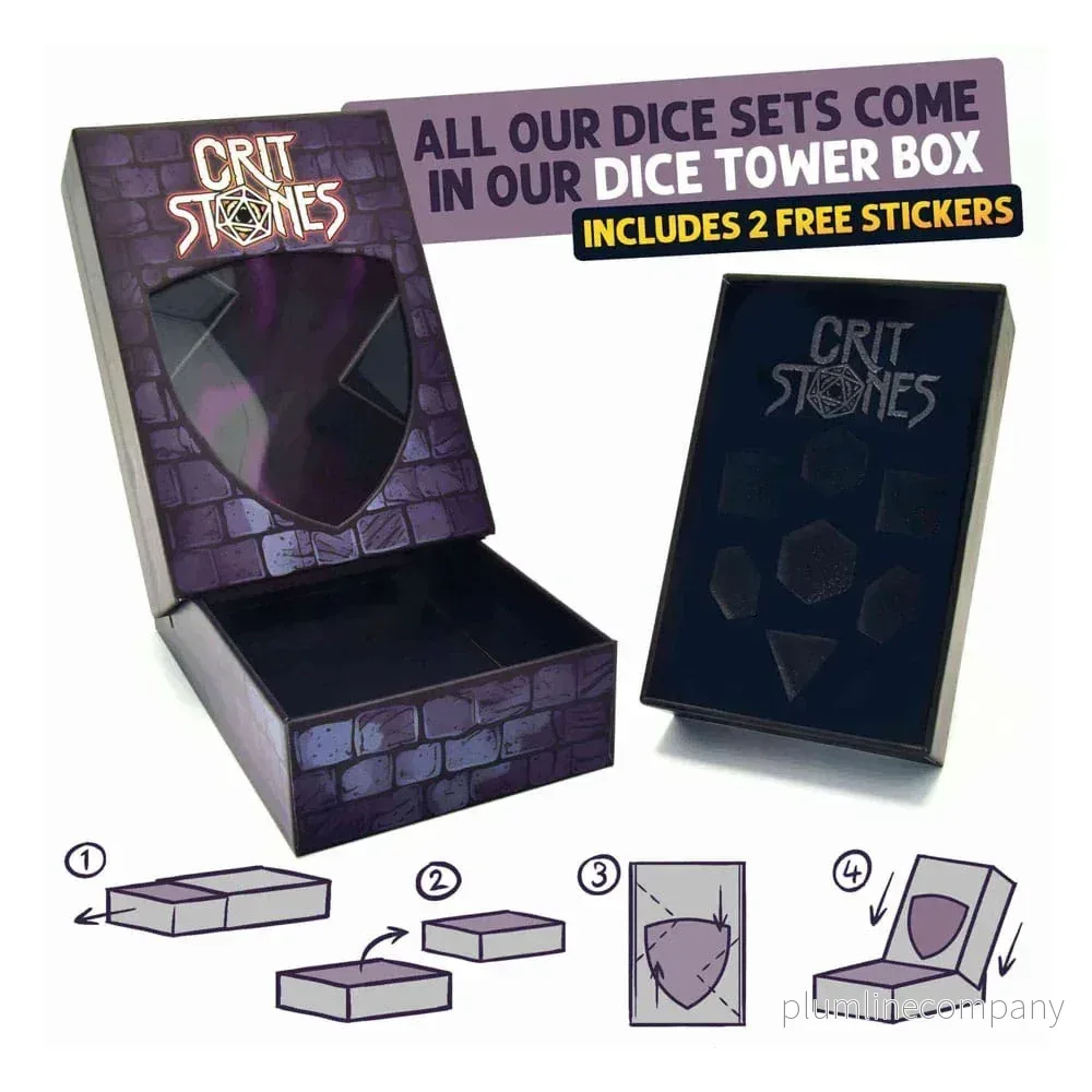 CritStones Metal Dice Set Unholy Bane (7) - Bild 3