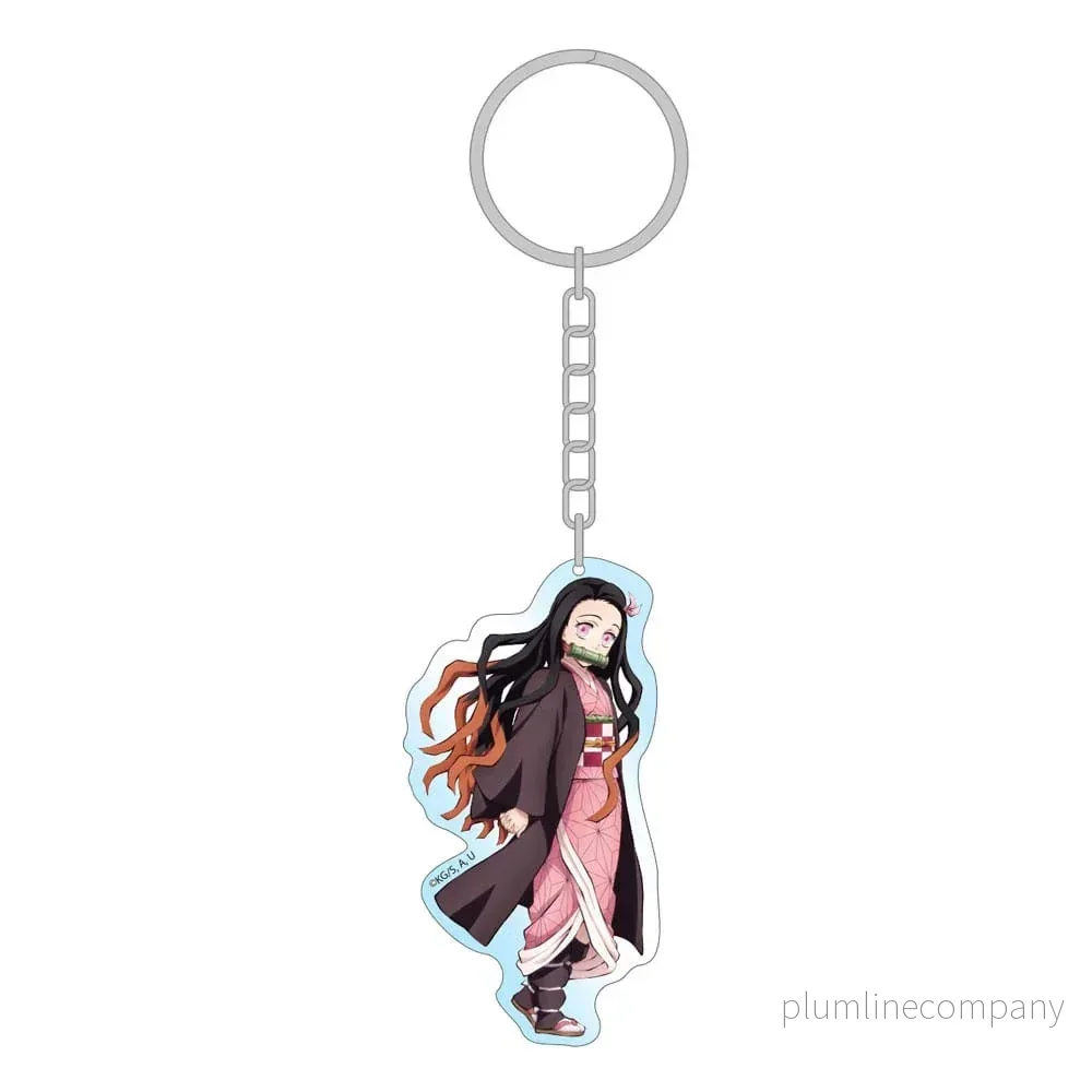 Demon Slayer: Kimetsu no Yaiba Acrylic Nyckelring Nezuko Holographic 7 cm Demon Slayer: Kimetsu no Yaiba Acrylic Nyckelring Nezuko Holographic 7 cm