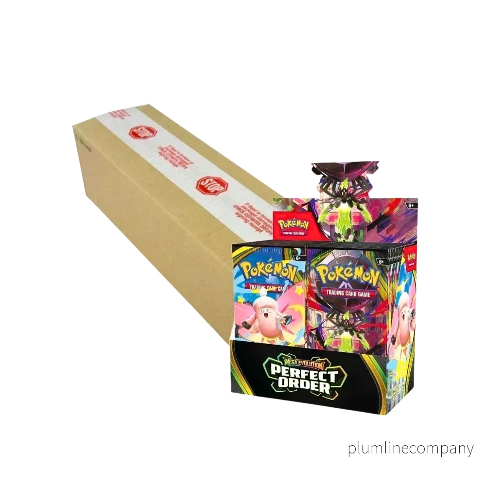 Pokémon Mega & Evolution: Perfect Order Booster Box Sealed Case Pokémon Mega & Evolution: Perfect Order Booster Box Sealed Case