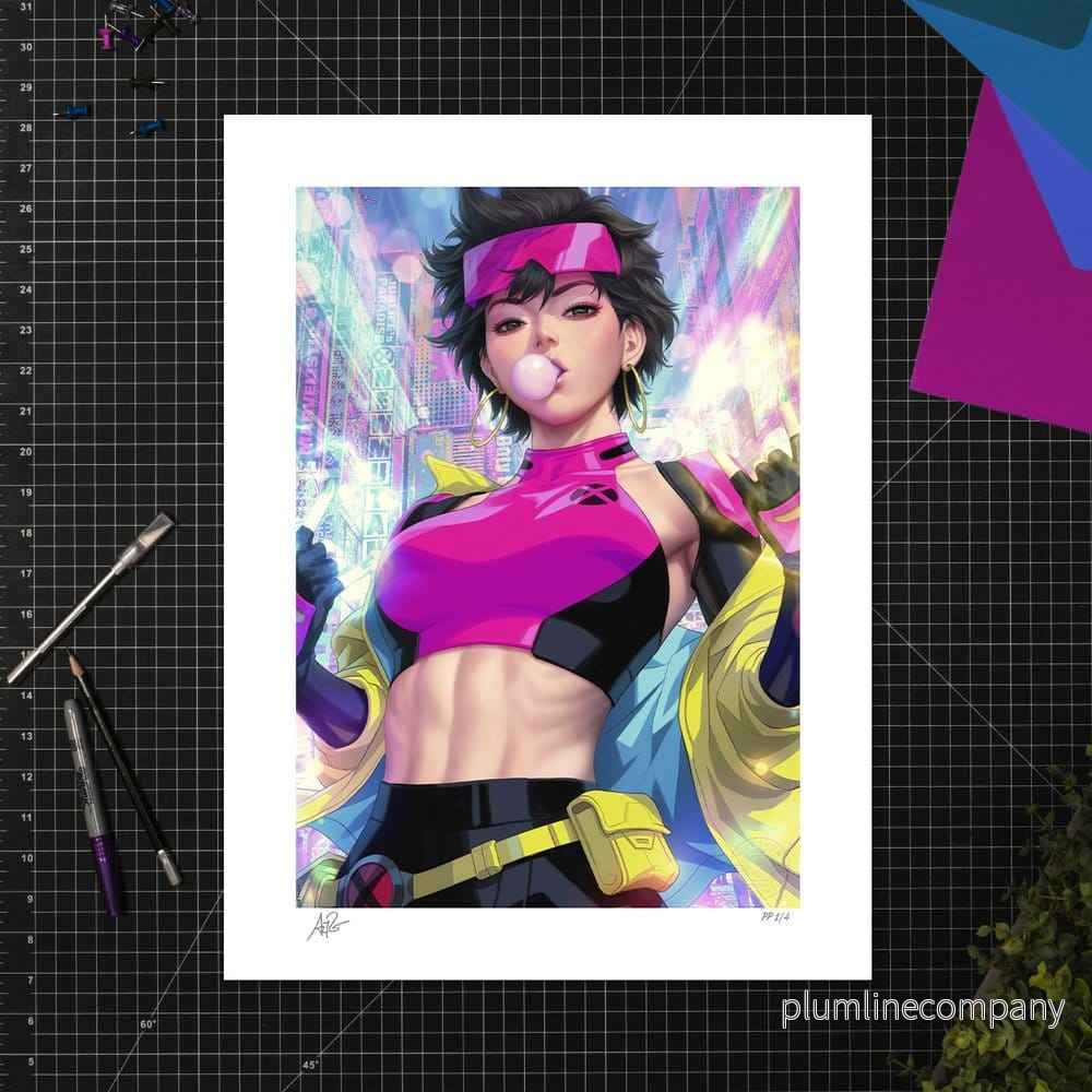 X-Men Marvel-konsttryck Jubilee 46 x 61 cm - utan ram - Bild 3