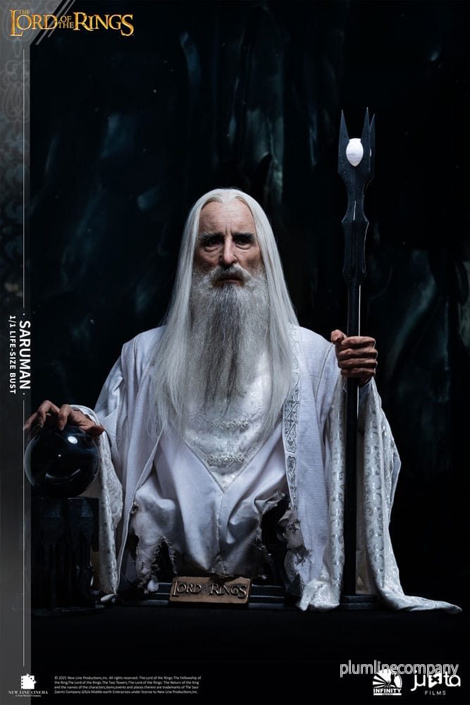 Lord of the Rings byst i naturlig storlek 1/1 Saruman 110 cm
