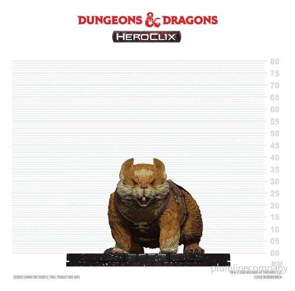 Dungeons & Dragons HeroClix: Jättefigur Rymdhamster Miniatyr - Bild 2