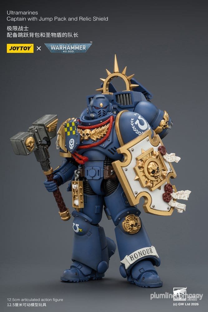 Warhammer Actionfigur Ultramarines Kapten 13 cm - Bild 3