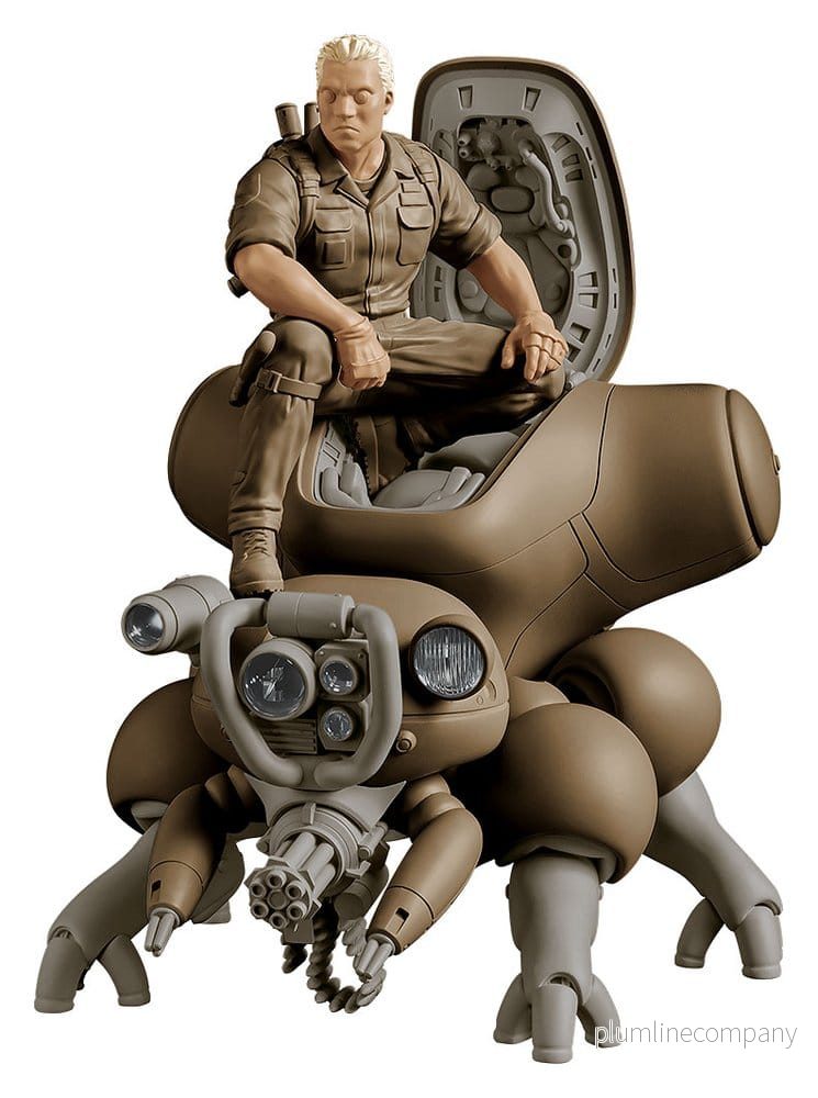 Ghost in the Shell PLAMAX minimum factory Plastmodellbyggsats Batou med Fuchikoma 8 cm Ghost in the Shell PLAMAX minimum factory Plastmodellbyggsats Batou med Fuchikoma 8 cm