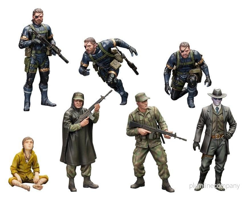 Metal Gear Solid V Plastmodellset 1/35 Metal Gear Solid Ground Zero Set 5 cm - Bild 2