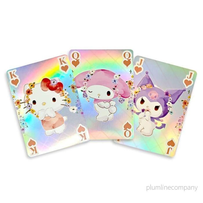 Sanrio Spelkort Hello Kitty & Vänner Holografisk