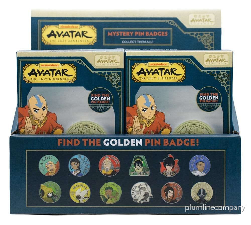 Avatar: The Last Airbender Mystery Pin Badges Blind Box Display (12) Avatar: The Last Airbender Mystery Pin Badges Blind Box Display (12)