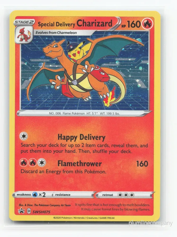 Special Delivery Charizard SWSH075 - SWSH Black Star Promos