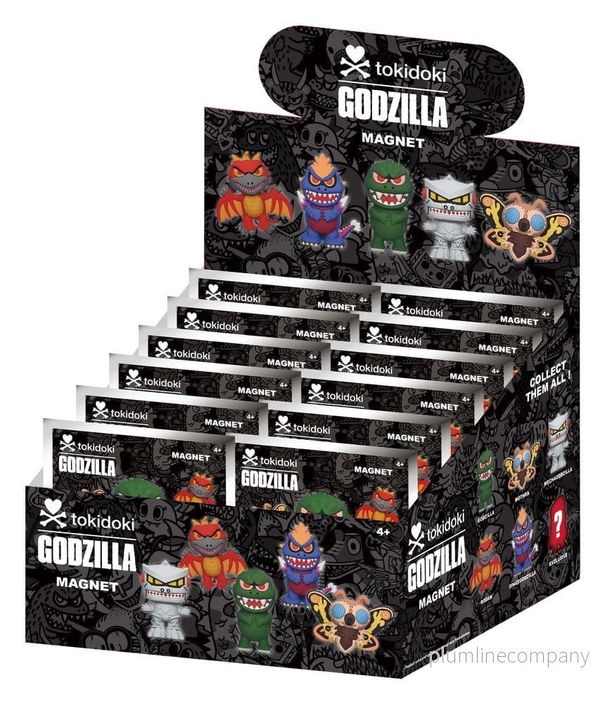 Tokidoki x Godzilla Magneter Blind Pack Serie 1 Display (12) - Bild 2