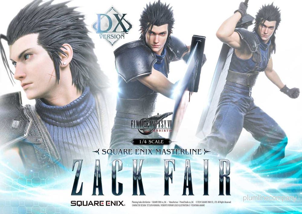 Final Fantasy VII Rebirth Staty 1/4 Zack Fair Deluxe Ver. 57 cm - Bild 2