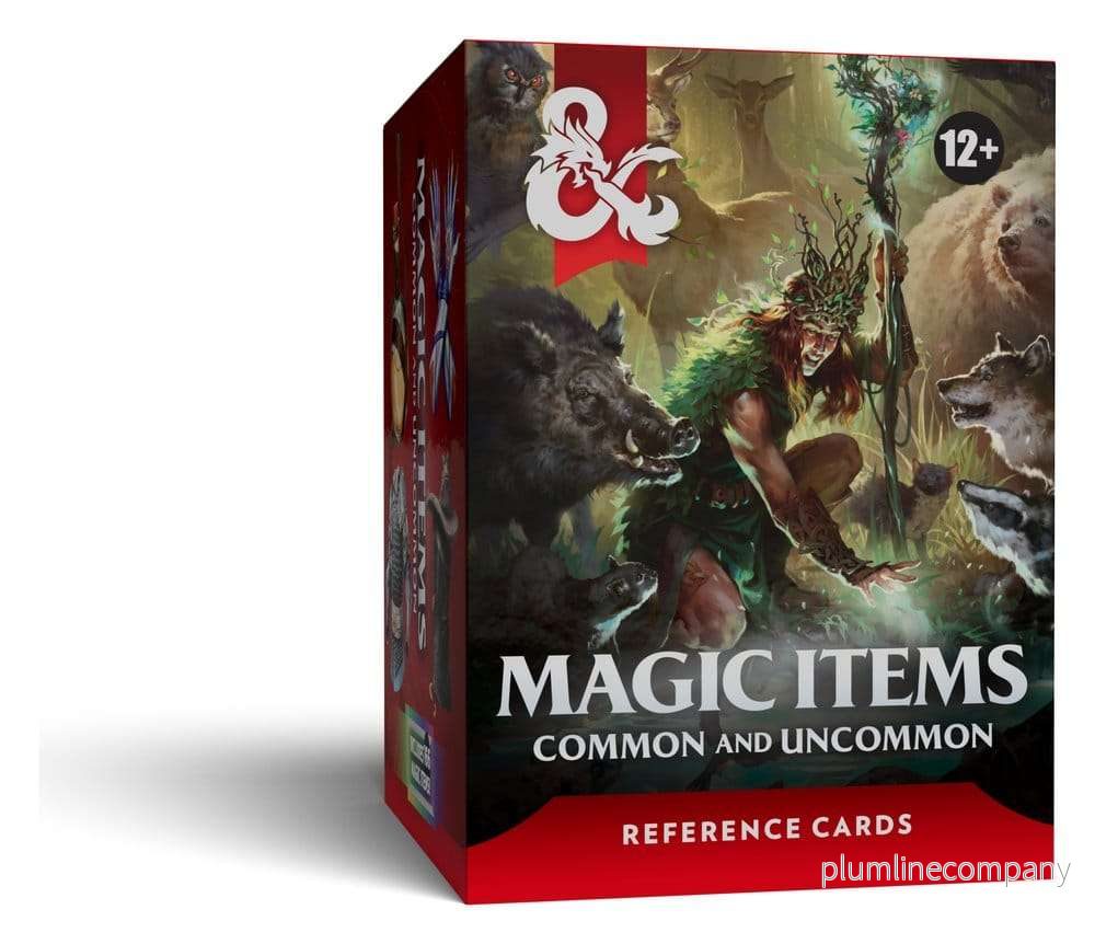 Dungeons & Dragons RPG Referenskort – Magiska Föremål (Vanliga och Ovanliga) *Engelsk Version*