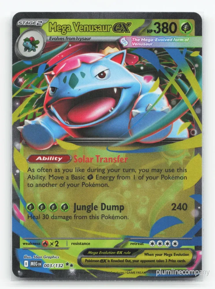 Mega Venusaur ex 003/132 – Mega Evolution Mega Venusaur ex 003/132 – Mega Evolution