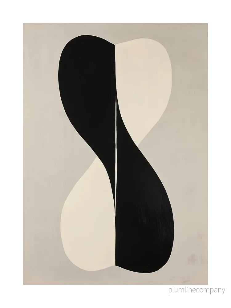 Black & White Duality Poster