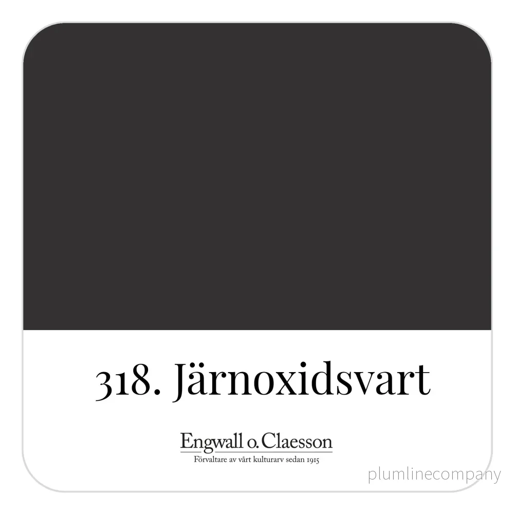 Utvändig Linoljefärg Järnoxidsvart 318 Utvändig Linoljefärg Järnoxidsvart 318