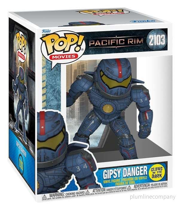 Pacific Rim Super Sized POP! Vinylfigur Gipsy Danger (Glow) 15 cm - Bild 3