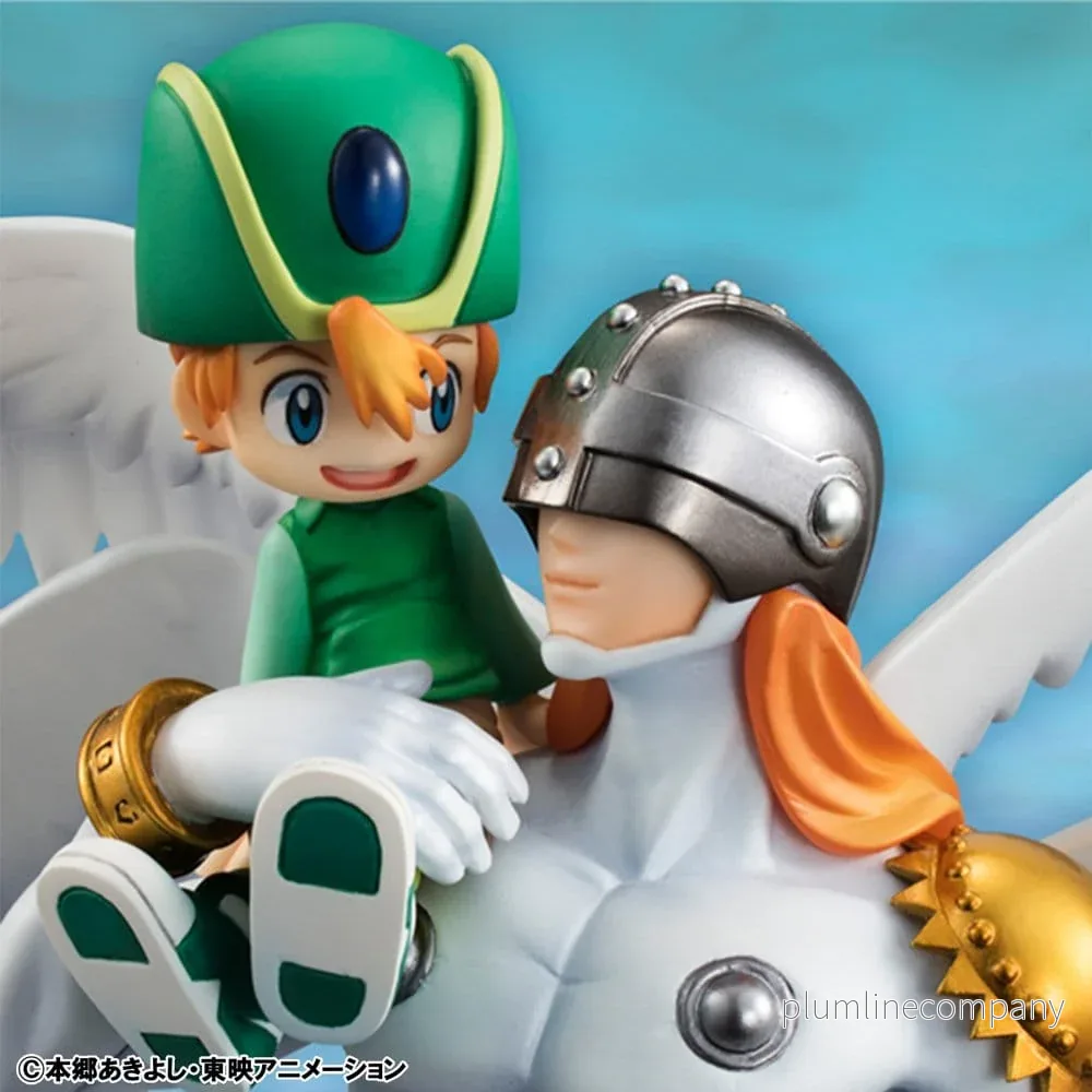 Digimon Adventure G.E.M. Serien PVC-figur Angemon & Takeru Takaishi 22 cm (upprepad) - Bild 3