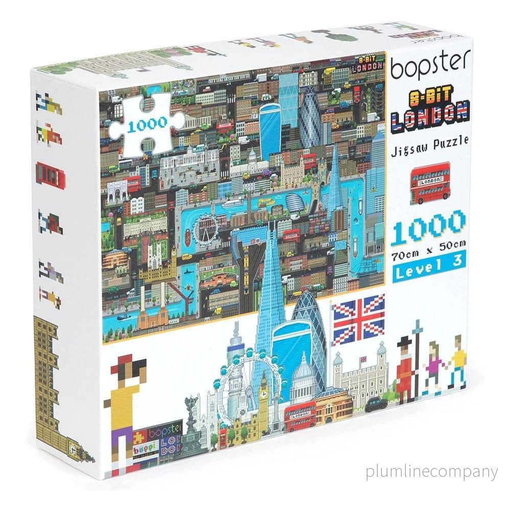 8-Bit Pixel Puzzle London Nivå 3 1000 Bit - Bild 2