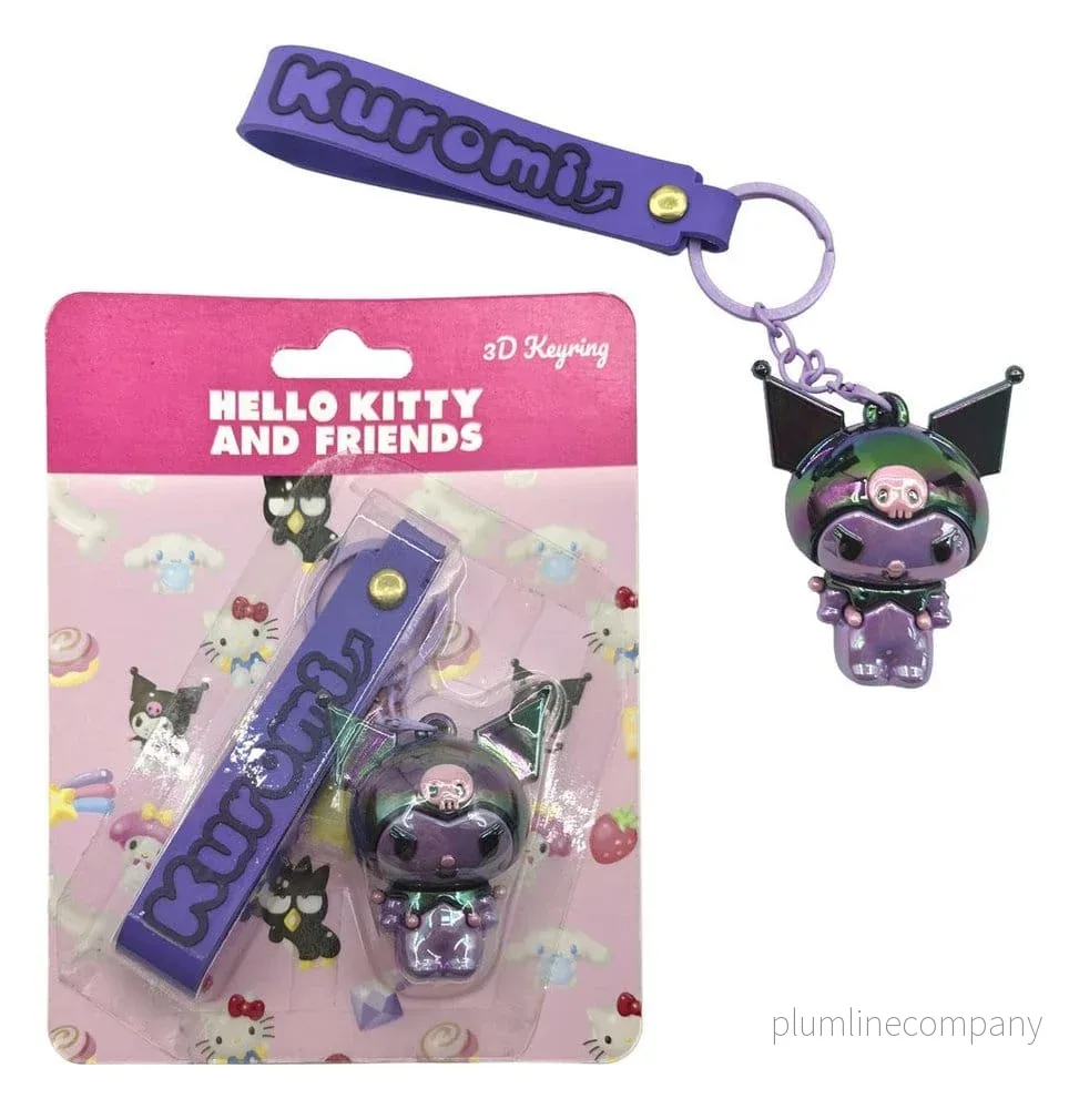 Sanrio 3D-nyckelring med Hello Kitty och Kuromi Sanrio 3D-nyckelring med Hello Kitty och Kuromi