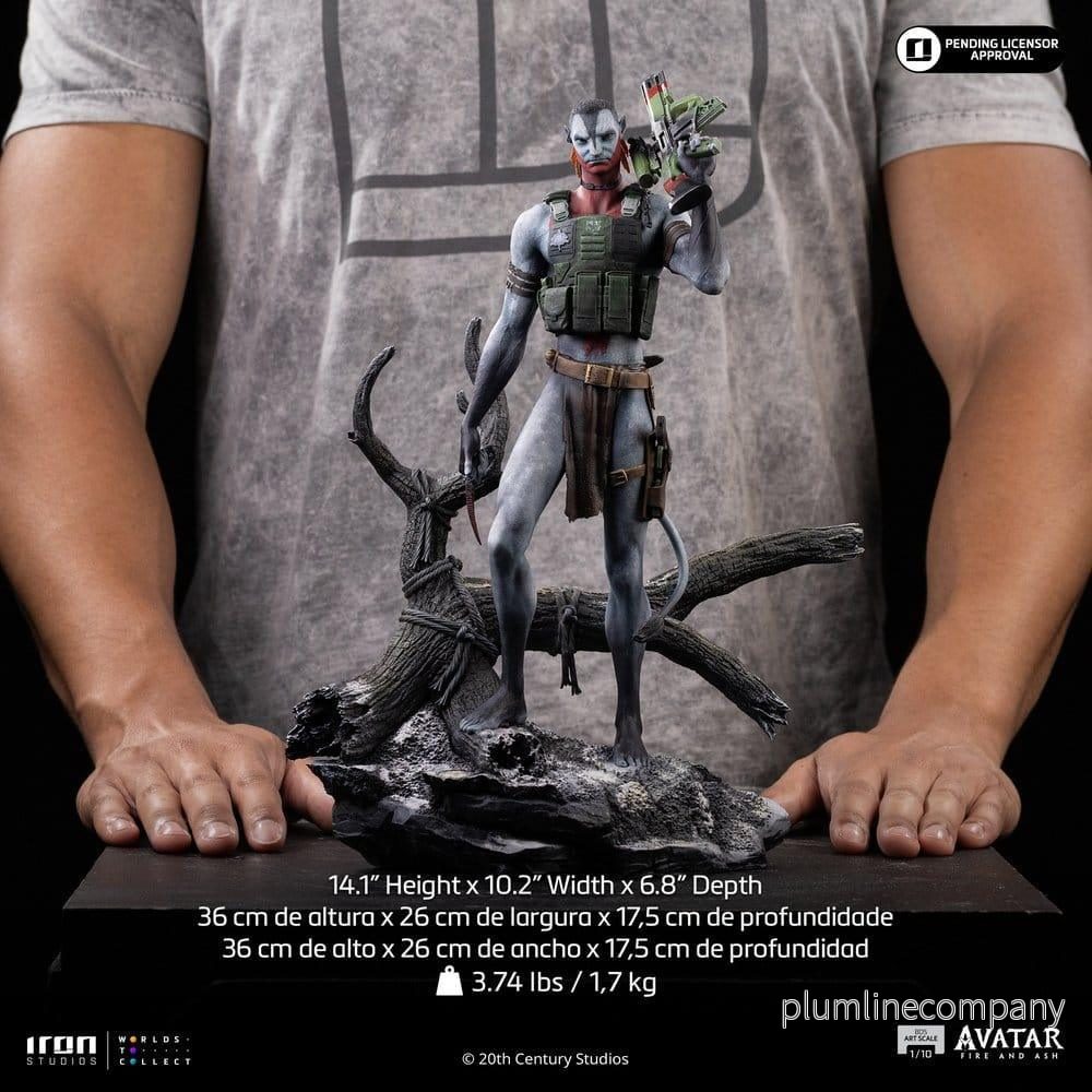 Avatar 3: Fire and Ash Art Scale Figur 1/10 Miles Quaritch 36 cm - Bild 3