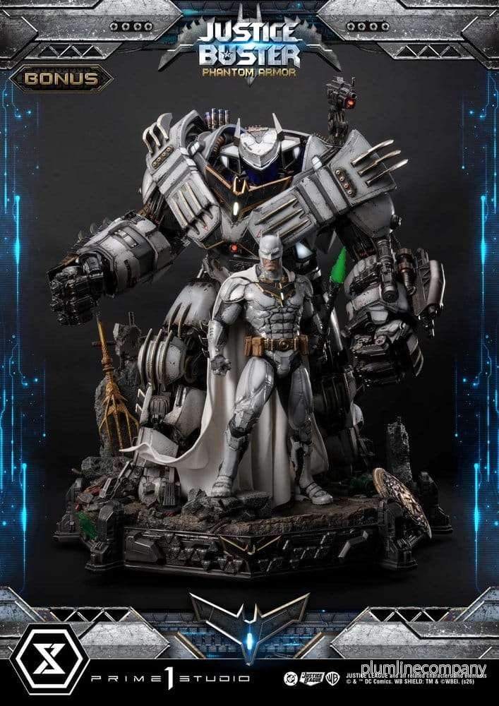 DC Comics Ultimate Museum Masterline-statyn Justice Buster: Phantom Armor (Design By Josh Nizzi) Ultimate Bonus Version 88 cm