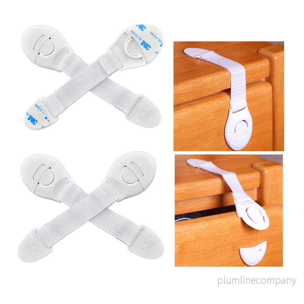 Barnlås multilås Självhäftande (4-pack)