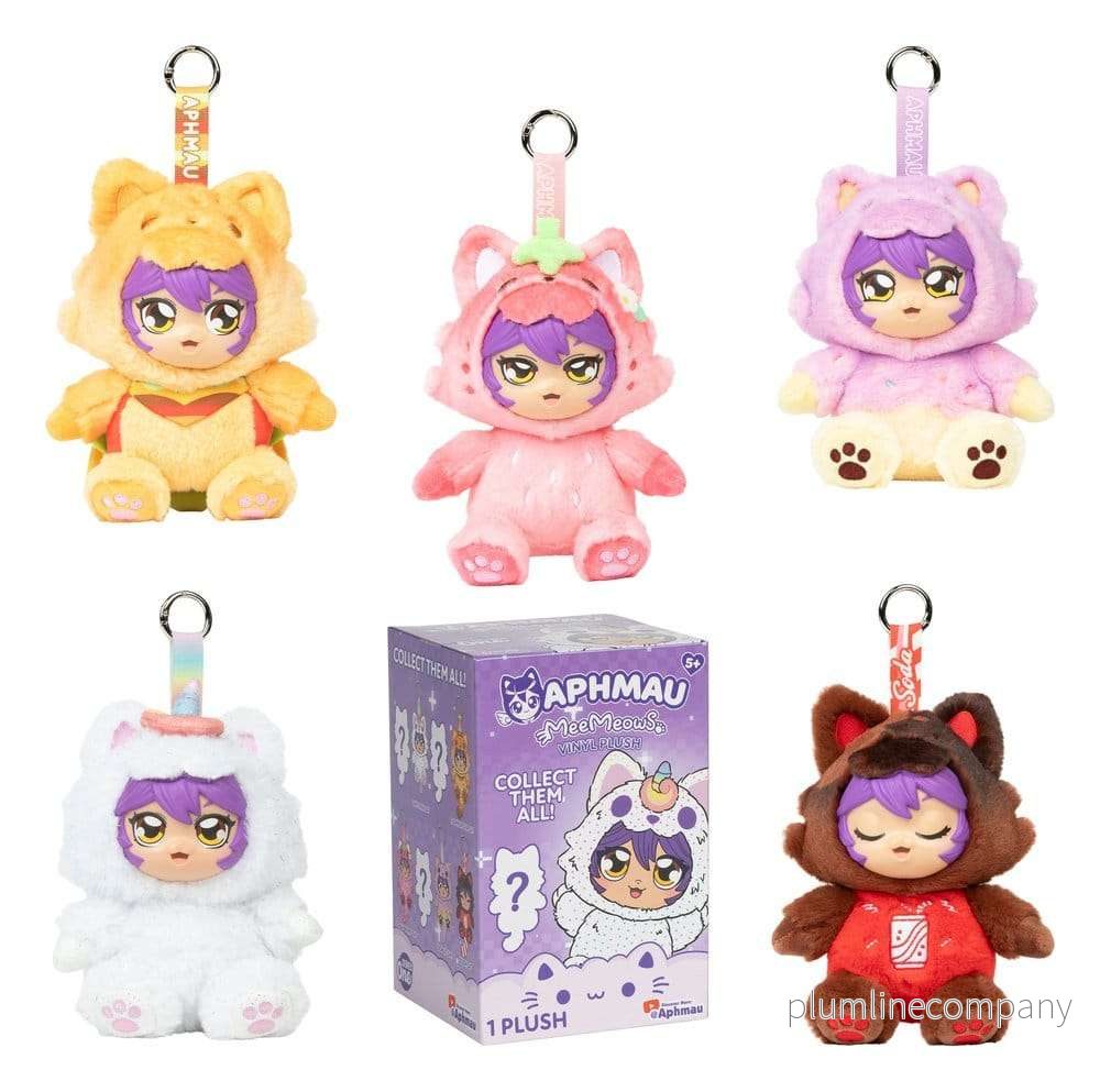 Aphmau vinylgosedjur bag charm blind box display (6) - Bild 2