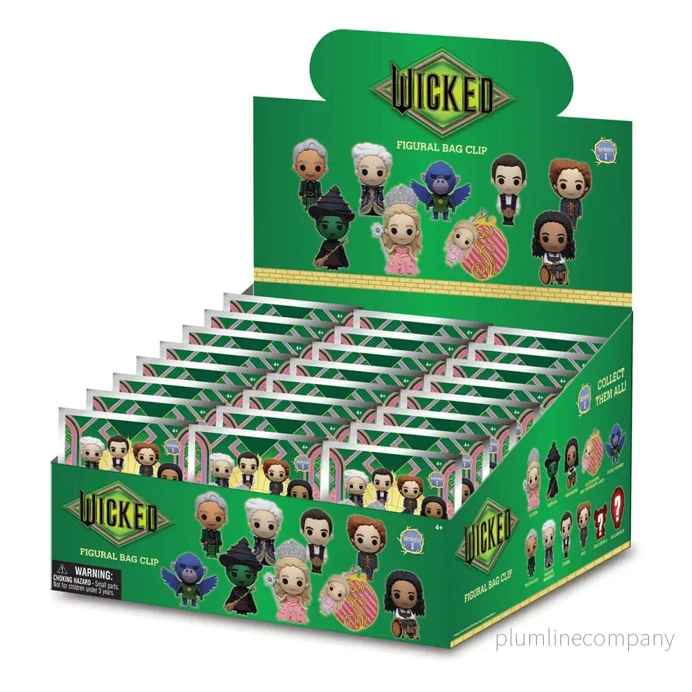 Wicked 3D Foam Bag Clips Series 1 Display (24) Wicked 3D Foam Bag Clips Series 1 Display (24)