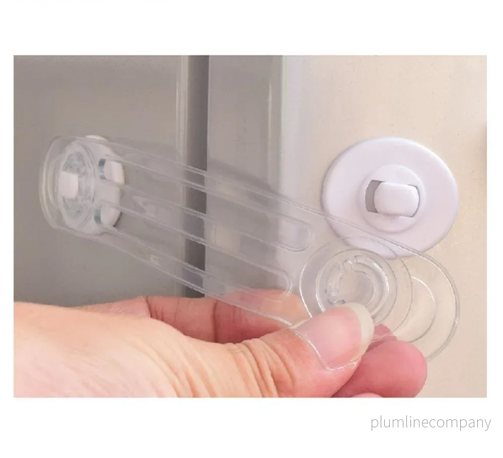 Barnlås transparent (2 pack)