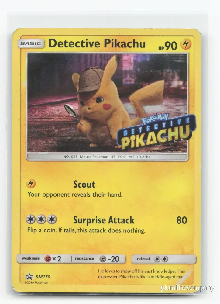 Detective Pikachu SM170 – SM Black Star Promos