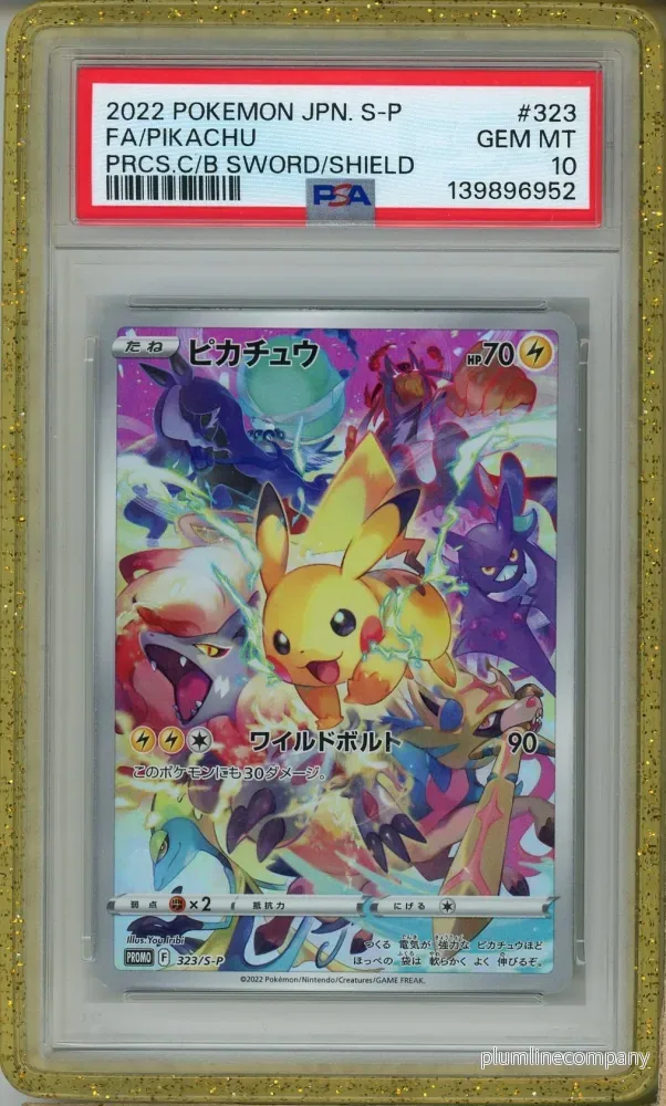 PSA 10 Pikachu 323/S-P – Sword & Shield Promos PSA 10 Pikachu 323/S-P – Sword & Shield Promos