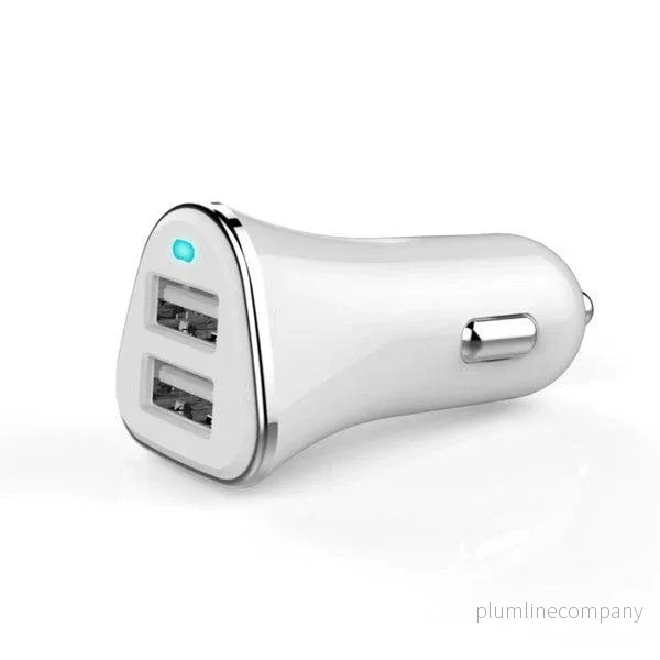 NÖRDIC Snabb billaddare 2×2,4A portar USB A total 3,4A NÖRDIC Snabb billaddare 2×2,4A portar USB A total 3,4A