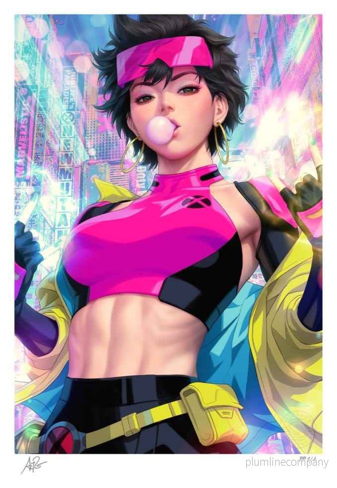 X-Men Marvel-konsttryck Jubilee 46 x 61 cm - utan ram - Bild 2