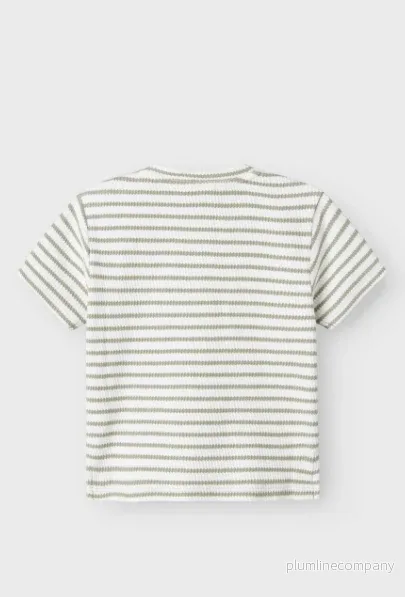 Lil' Atelier MINI LÖS PASSFORM T-SHIRT - Seagrass - Bild 2